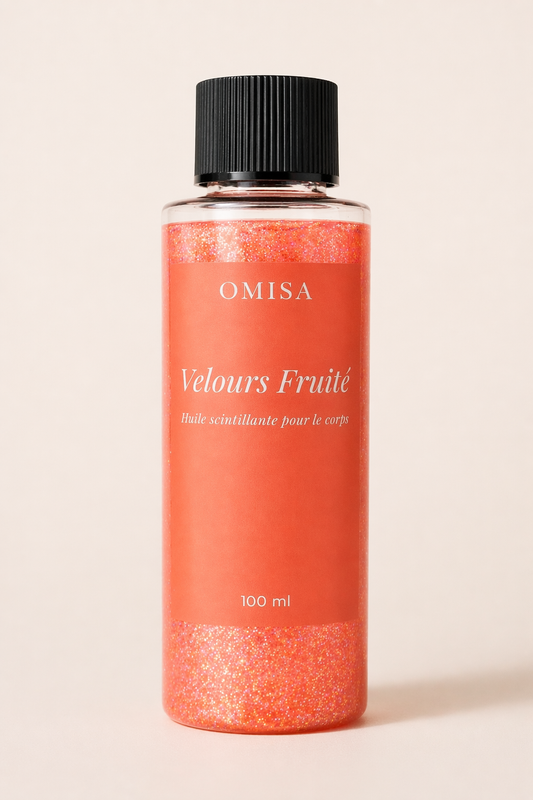 Velours Fruité - Huile scintillante pour le corps
